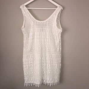 H&M white lace dress